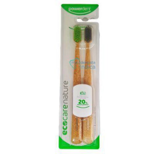 Escova Powerdent Eco Nature Pack 2Un Escova Powerdent Eco Nature Pack 2Un