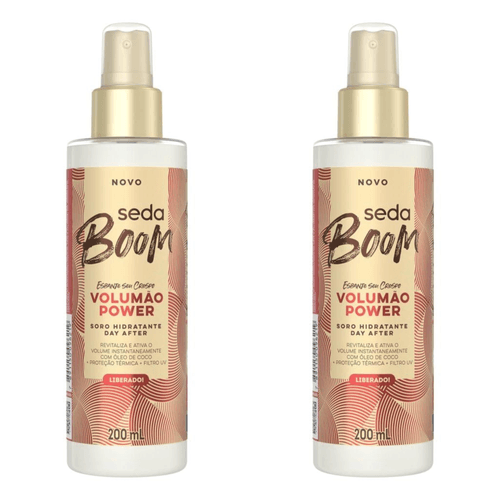 Kit com 2 Unidades de Soro Hidratante Day After Seda Boom Volumão Power 200 ml Kit com 2 Unidades de Soro Hidratante Day After Seda Boom Volumão Power 200 ml