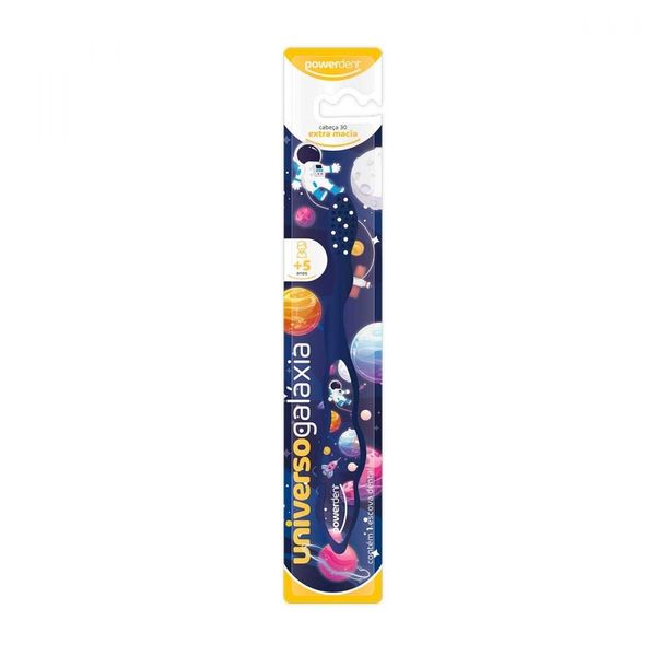 Escova Powerdent Inf Galaxia +5 Anos