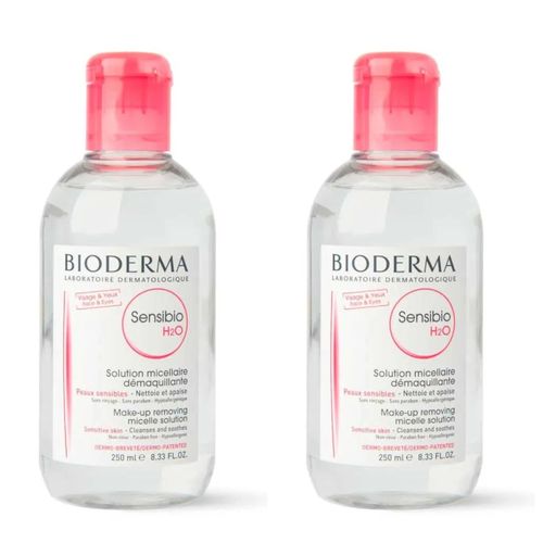 Kit com 2 Unidades de Sensibio H2O Micelar 250ml Bioderma Kit com 2 Unidades de Sensibio H2O Micelar 250ml Bioderma