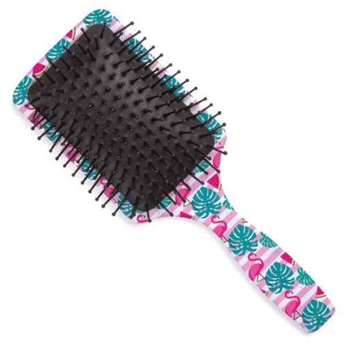 Escova de Cabelo Escobel Quadrada Estampada Ref. 984 Escova de Cabelo Escobel Quadrada Estampada Ref. 984