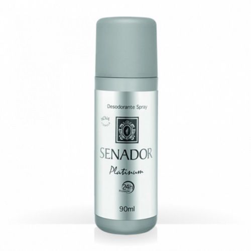 Desodorante Spray Senador 90ml Platinium