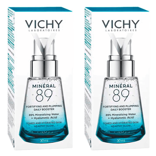 Kit com 2 Unidades de Mineral 89 Sérum Facial Vichy 30ml Kit com 2 Unidades de Mineral 89 Sérum Facial Vichy 30ml