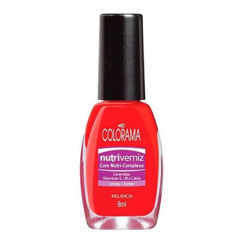 Esmalte Colorama Nutri Verniz Melância 8ml