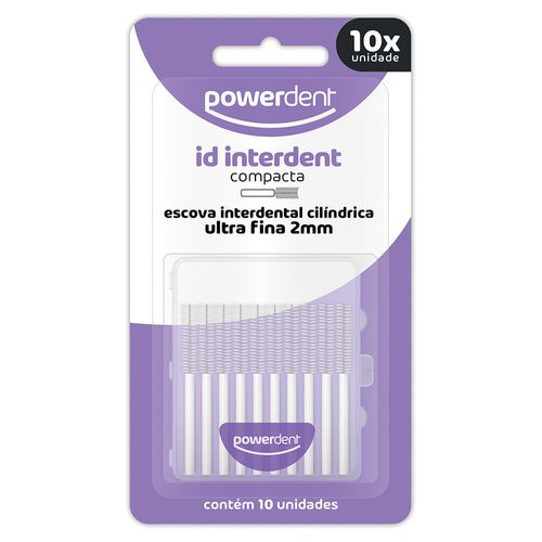 Escova Powerdent Interdent Ultra Fina 2Mm Escova Powerdent Interdent Ultra Fina 2Mm
