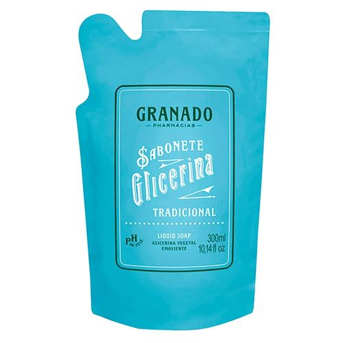Kit com 3 Unidades de Refil Sabonete Líquido Tradicional Granado 300ml