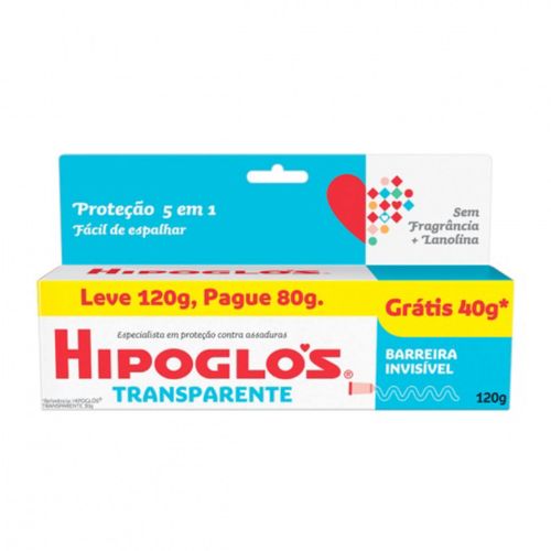 Kit com 3 Unidades de Hipoglós Transparente 120g