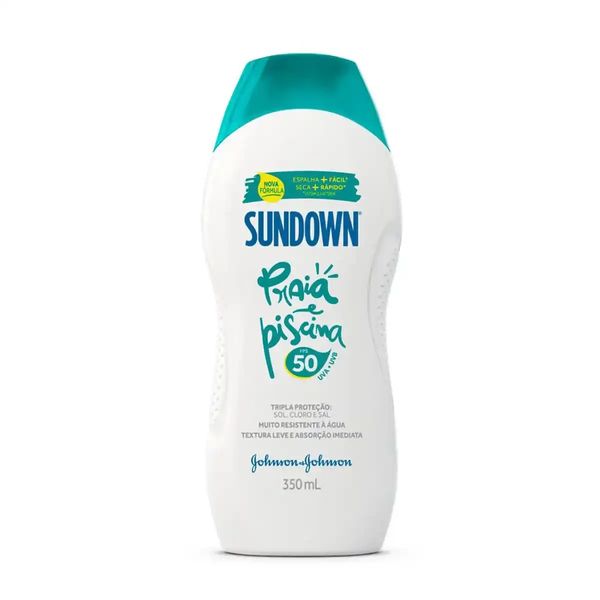 Kit com 3 Unidades de Protetor Solar Corporal Loção FPS 50 Sundown 350ml