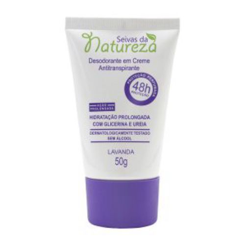 Desodorante Bisnaga Lavanda Seivas da Natureza 50g Desodorante Bisnaga Lavanda Seivas da Natureza 50g