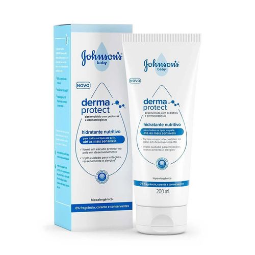 Kit com 2 Unidades de Johnson's Baby Hidratante Nutritivo Derma Protect 200ml