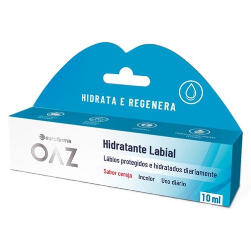Kit com 2 Unidades de Hidratante Labial Oaz Cereja 10Ml Kit com 2 Unidades de Hidratante Labial Oaz Cereja 10Ml