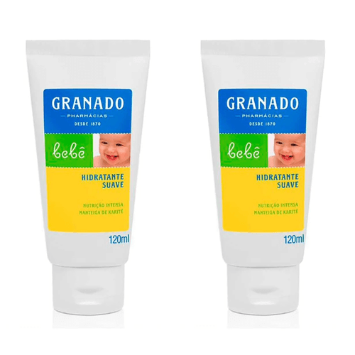Kit com 2 Unidades de Loção Hidratante Infantil Granado Bebê Lavanda com 120ml Kit com 2 Unidades de Loção Hidratante Infantil Granado Bebê Lavanda com 120ml