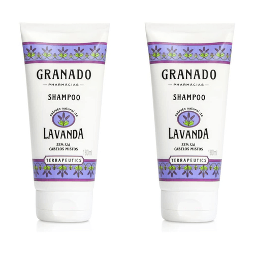 Kit com 2 Unidades de Shampoo Terrapeutics Lavanda Granado 180ml