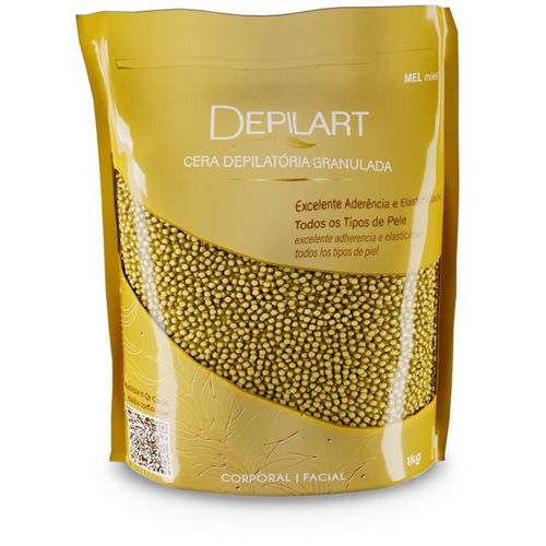 Depilador Cera Depilart Granulada 1Kg Mel Depilador Cera Depilart Granulada 1Kg Mel