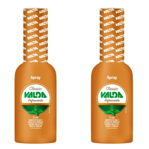 Kit com 2 Unidades de Valda Classic Sabor Eucalipto, Menta E Tomilho Spray 35Ml