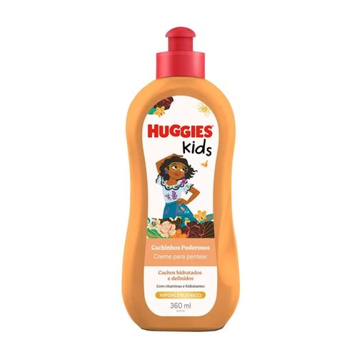Kit com 3 Unidades de Creme de Pentear Huggies Kids Cachinhos Poderosos 360ml