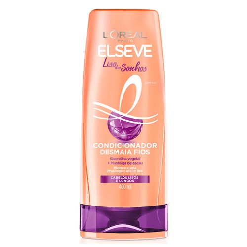 Loreal Condicionador Elseve Liso Sonhos 400ml