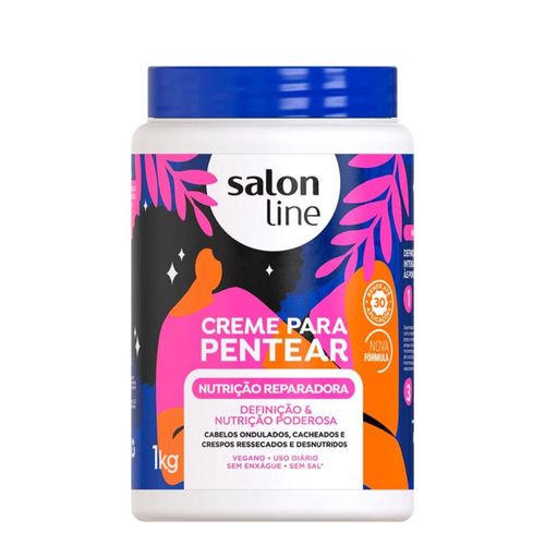 Creme de Pentear Salon Line Nutrição Reparadora 1Kg Creme de Pentear Salon Line Nutrição Reparadora 1Kg