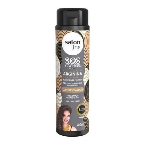 Condicionador S.O.S Cachos Arginina 300ml Salon Line