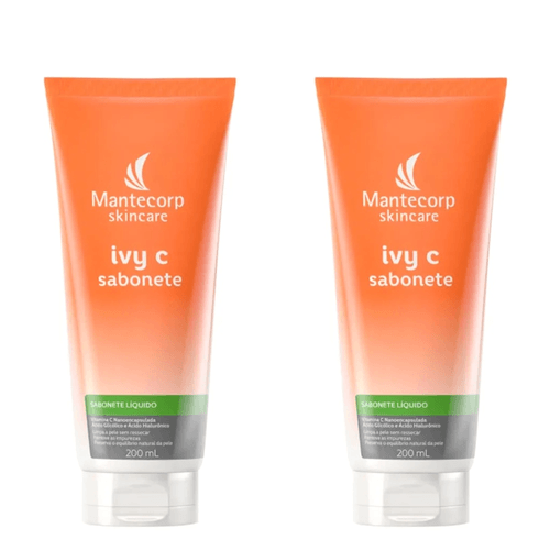 Kit com 2 Unidades de Sabonete Líquido Facial de Limpeza Mantecorp Ivy C 200ml Kit com 2 Unidades de Sabonete Líquido Facial de Limpeza Mantecorp Ivy C 200ml