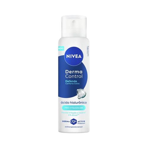 Kit com 3 Unidades de NIVEA Desodorante Aerossol Derma Control Defende 150ml Kit com 3 Unidades de NIVEA Desodorante Aerossol Derma Control Defende 150ml