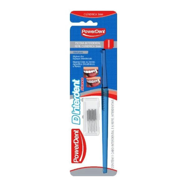 Escova Powerdent Inter Alcanc Cilindrico 3mm