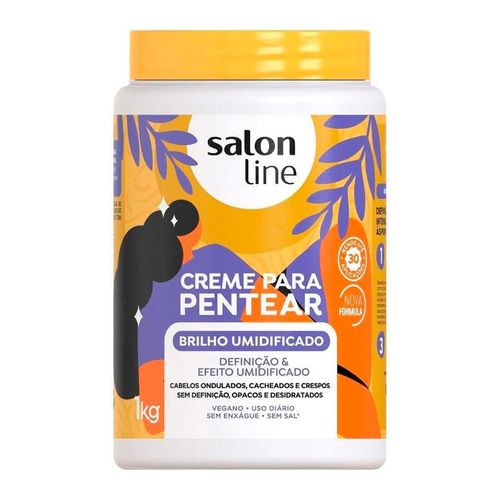 Creme de Pentear Salon Line Brilho Umidificado 1Kg
