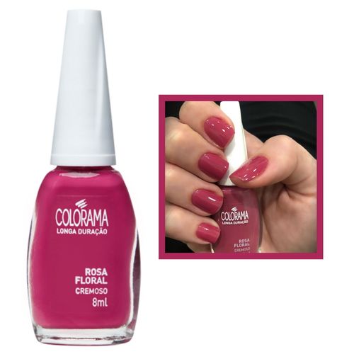 Esmalte Colorama Rosa Floral Cremoso Longa Duração 8ml Esmalte Colorama Rosa Floral Cremoso Longa Duração 8ml