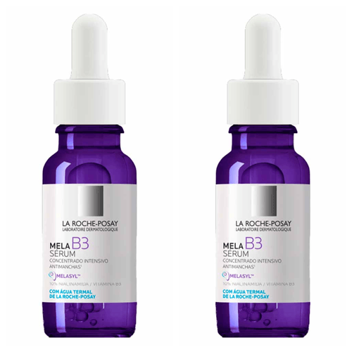 Kit com 2 Unidades de Sérum Antimanchas La Roche-Posay Mela B3 15ml