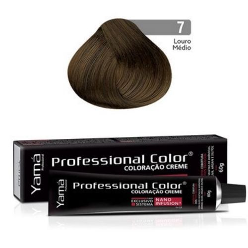 Coloração Professional Color Nano Infusion 7.0 Louro Médio Yamá Coloração Professional Color Nano Infusion 7.0 Louro Médio Yamá