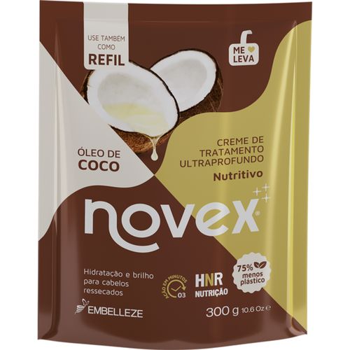 Creme de Tratamento Novex Óleo De Coco Refil 300g