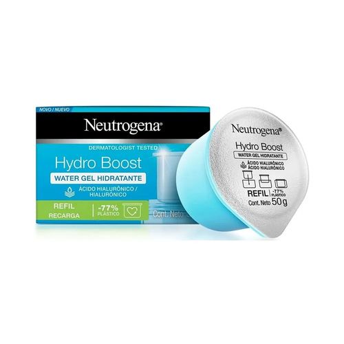 Kit com 2 Unidades de Neutrogena Hidratante Facial Hydro Boost Water Gel Refil 50g Kit com 2 Unidades de Neutrogena Hidratante Facial Hydro Boost Water Gel Refil 50g