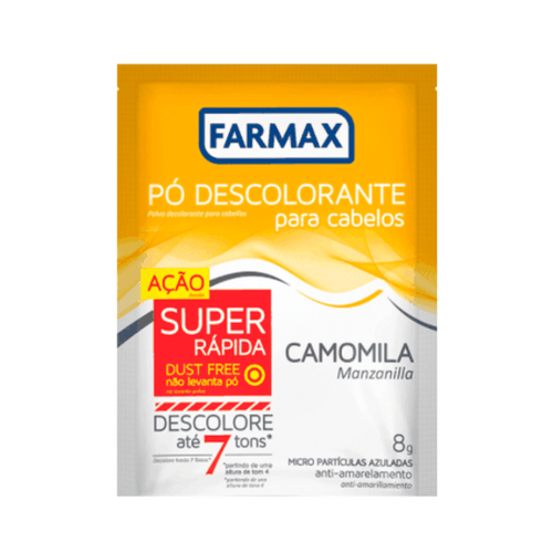 Descolorante Pó Farmax 50g Camomila Descolorante Pó Farmax 50g Camomila
