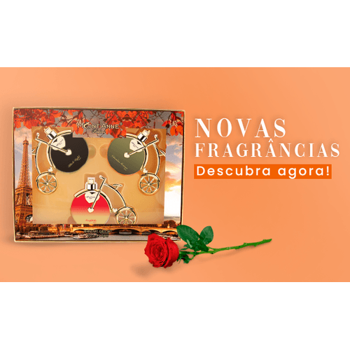 Kit Mont Anne Parfums Black Sight Luxe Feminino 3 Pçs 25ml Kit Mont Anne Parfums Black Sight Luxe Feminino 3 Pçs 25ml