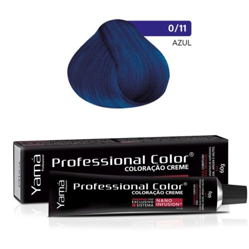 Coloração Yamá Professional Color Nano Infusion 0/11 Azul Coloração Yamá Professional Color Nano Infusion 0/11 Azul