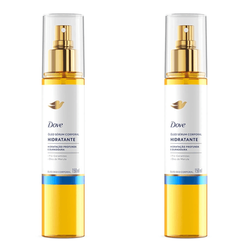 Kit com 2 Unidades de Dove Óleo Sérum Corporal Hidratante 150ml Kit com 2 Unidades de Dove Óleo Sérum Corporal Hidratante 150ml