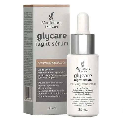 Kit com 2 Unidades de Sérum Facial Noturno Mantecorp – Glycare Night Sérum 30ml