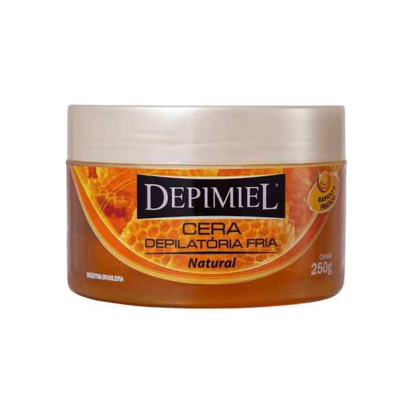 Cera Depilatória Fria Natural 250g