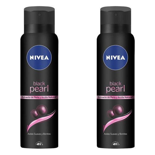Kit com 2 Unidades de Nivea Desodorante Aerosol 150ml - Pearl & Beauty