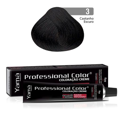 Coloração Professional Color Nano Infusion 3.0 Castanho Escuro Yamá Coloração Professional Color Nano Infusion 3.0 Castanho Escuro Yamá
