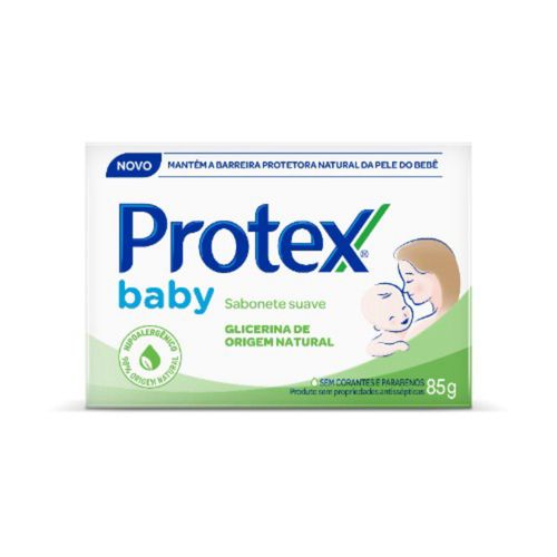 Kit com 2 Unidades de Sabonete Infantil Protex 85g Glicerina Kit com 2 Unidades de Sabonete Infantil Protex 85g Glicerina