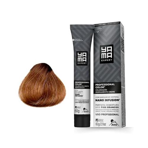 Coloração Professional Color Nano Infusion 7.1 Louro Médio Acinzentado Yamá