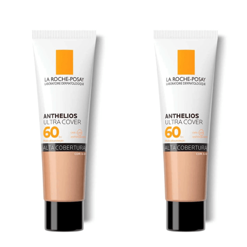 Kit com 2 Unidades de Protetor Solar Facial Anthelios Ultra Cover La Roche-Posay FPS60 Cor 3.0 30g Kit com 2 Unidades de Protetor Solar Facial Anthelios Ultra Cover La Roche-Posay FPS60 Cor 3.0 30g