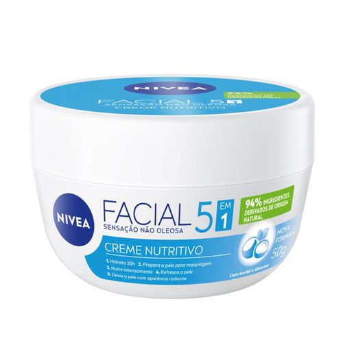 Creme Facial Nivea 50g Nutritivo Creme Facial Nivea 50g Nutritivo