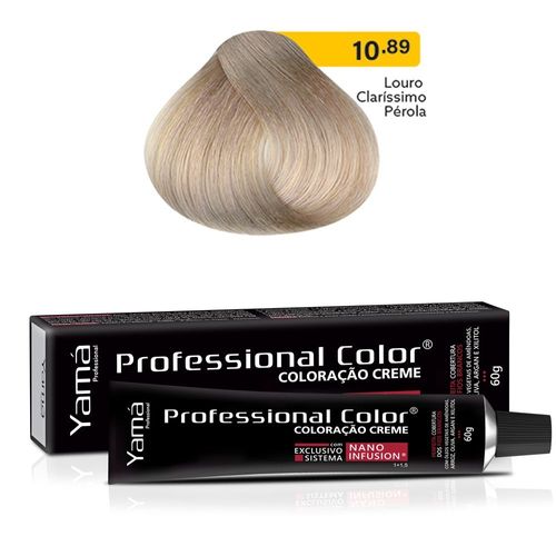 Coloração Professional Color Nano Infusion 10.89 Louro Clarissimo Pérola Yamá