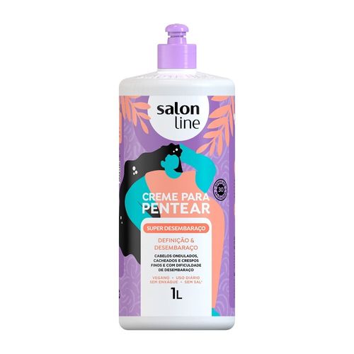 Creme Pentear Salon Line Super Desembaraço 1L Creme Pentear Salon Line Super Desembaraço 1L