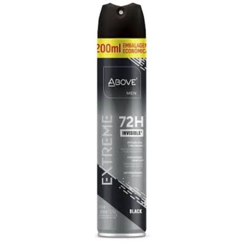 Desodorante Aerosol Above 72H 200ml Extreme Black Desodorante Aerosol Above 72H 200ml Extreme Black