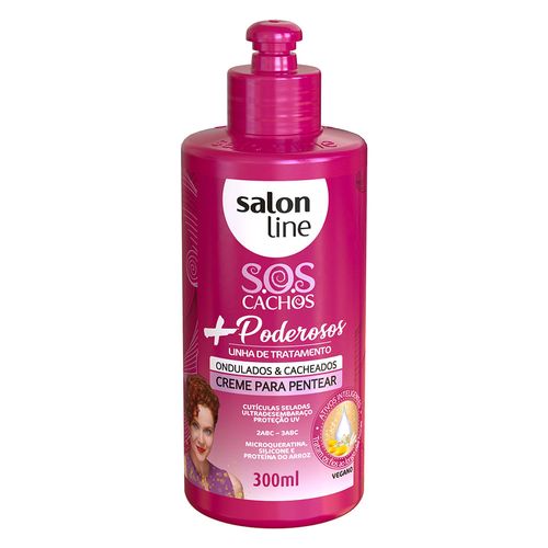 Creme para Pentear Salon Line SOS Cachos + Poderosos 2 a 3ABC 300ml Creme para Pentear Salon Line SOS Cachos + Poderosos 2 a 3ABC 300ml