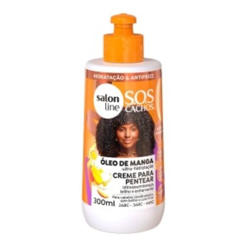 Creme para Pentear SOS Cachos Óleo de Manga Salon Line 300ml Creme para Pentear SOS Cachos Óleo de Manga Salon Line 300ml