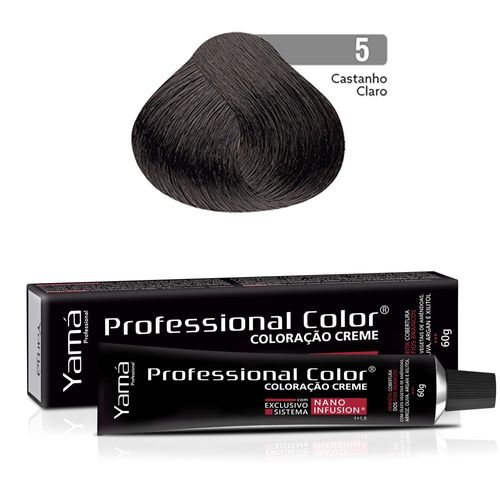 Coloração Professional Color Nano Infusion 5.0 Castanho Claro Yamá Coloração Professional Color Nano Infusion 5.0 Castanho Claro Yamá